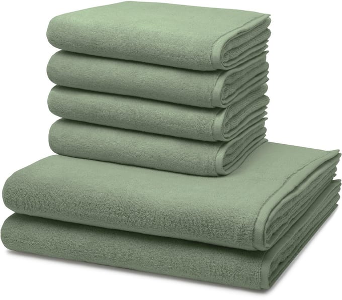 Ross Sonstiges 4 X handdoek 2 X douchehanddoek - in set 6 pack Sensual Skin
