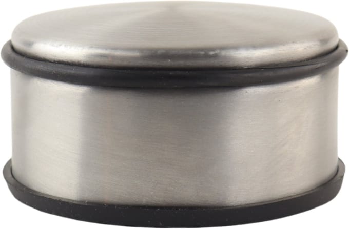 NORDIX Premium Deurstopper - Deurstoppers voor Binnen - Deurstop - Deurbuffer - 11x6cm - RVS - ACERO