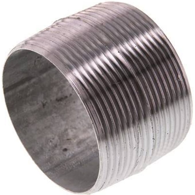 R 2'' Verzinkt Stalen Dubbele Pijpnippel 50 Bar DIN 2982 - 40mm