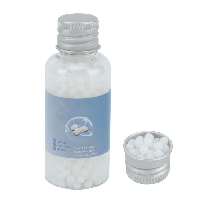 20g Polymorf Thermoplast Vriendelijk Kneedbaar Plastic DIY Kunst Ambachten white