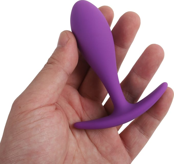 Banoch | Buttplug Trainer - Large - Deep Purple - paars siliconen