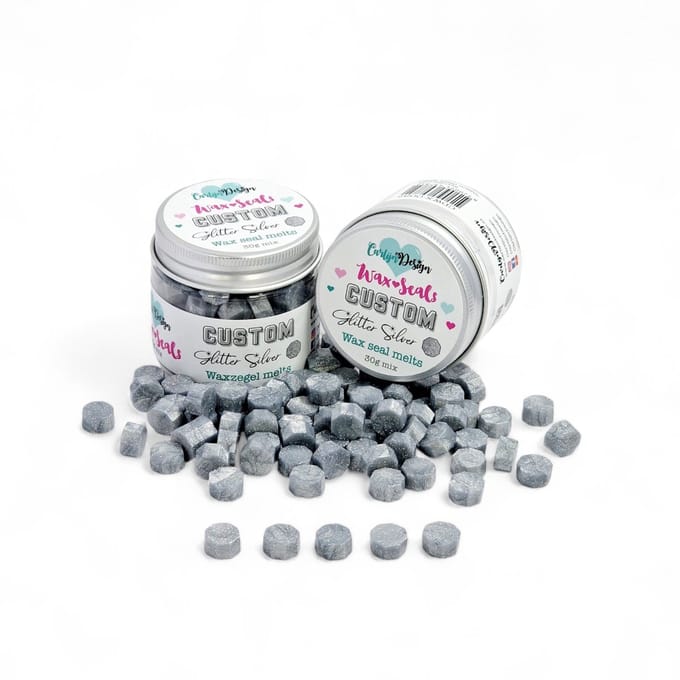 Waxzegel melts Custom glitter silver