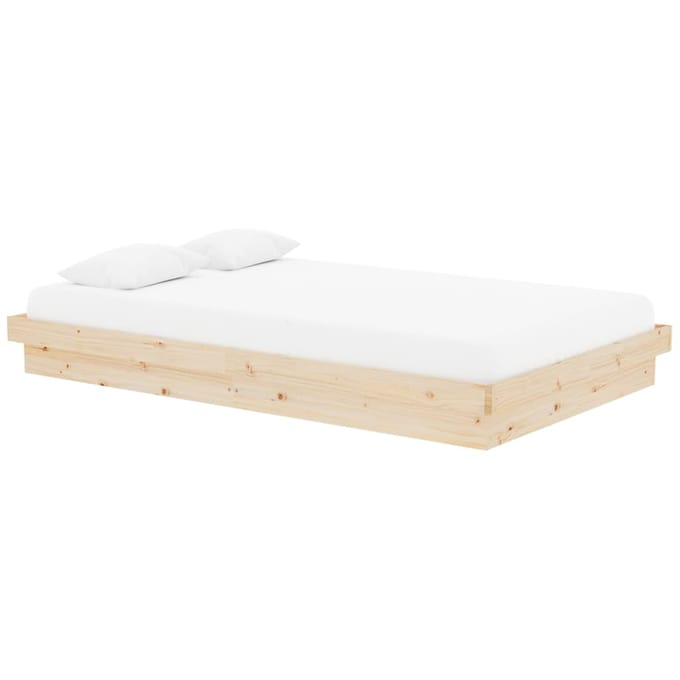 vidaXL - Bedframe - massief - hout - 120x200 - cm