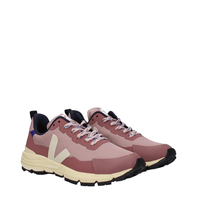 Veja Roze Stoffen Sport Sneakers