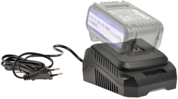 GEKO Snellader 18V - 60W - 1 uur oplaadtijd - Li-Ion batterij