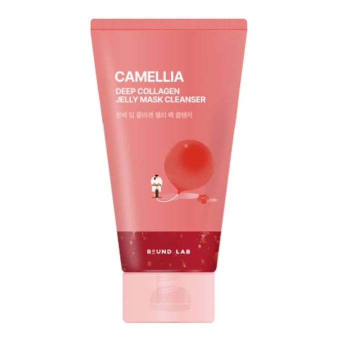 Round Lab Camellia Deep Collagen Jelly Pack Nettoyant 150ml pink