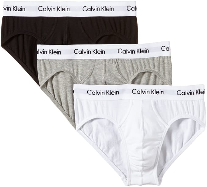 Slips Calvin Klein Jeans COTTON STRECH HIP BREIF X 3
