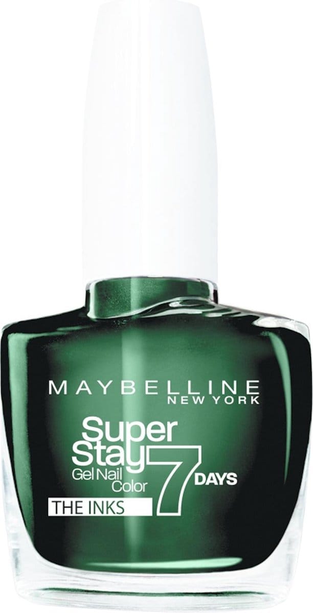 Maybelline Superstay 7Days - 869 Emerald Excess - Zwart - Nagellak