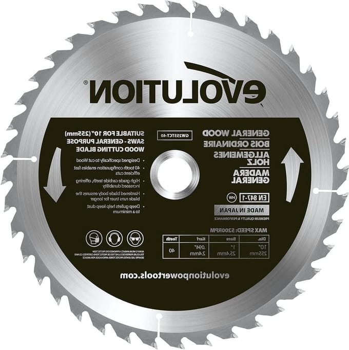 FW255TCT-40 zaagblad carbide uiteinde fijn hout 255 mm - Power Tools
