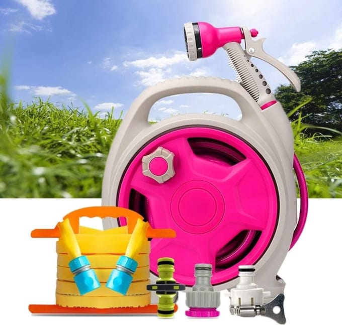 Waterpistool Set - Tuinsproeier - Tuin Besproeien - 6 Spuitmodi - 30 Meter - Grijs