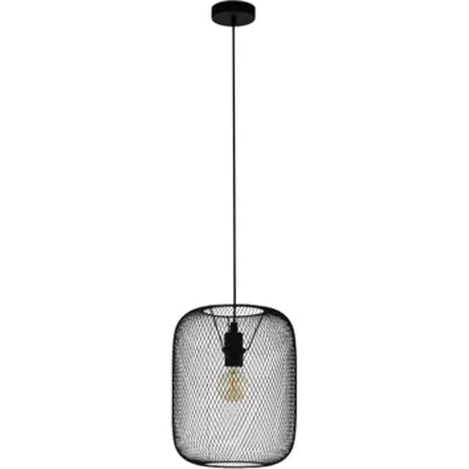 EGLO Wrington - Hanglamp - E27 - Ø 30 cm - Zwart