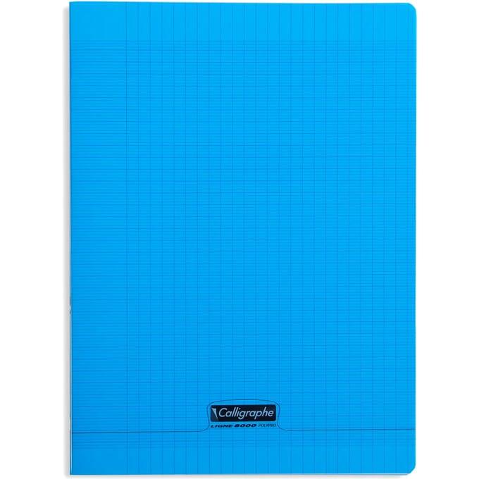 192 pagina's doorgestikt notitieboek, grote vierkanten Calligraphe 8000 Polypro