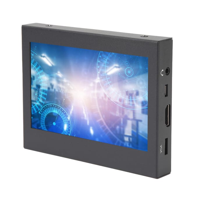 Draagbare Display Monitor met HD Multimedia Interface VGA-ingangen Plug and Play 800x480 5in TN
