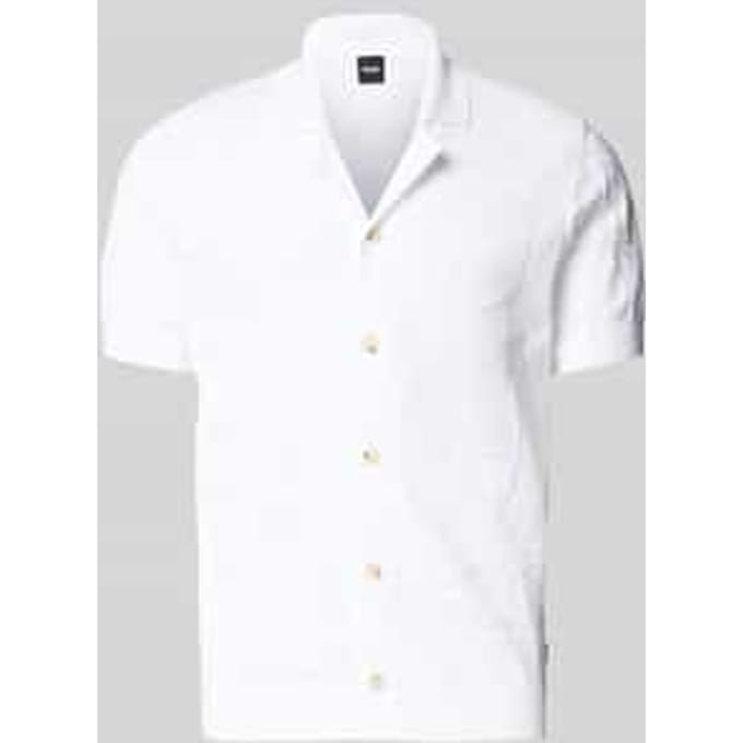 regular fit vrijetijdsoverhemd van katoenen knitwear model 'C-NOY'