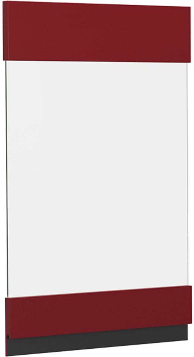 Vicco R-Line Keukenfront – 39.6 x 59 cm meubelfront voor de glazen hangkast Rood