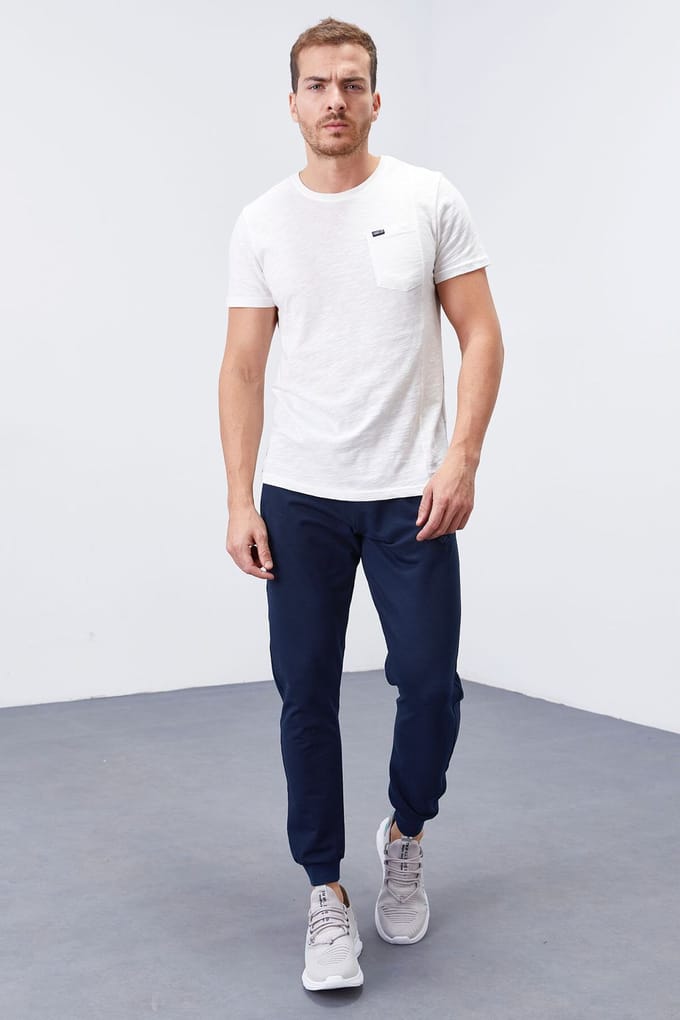 Heren Slim-Fit Fleece Joggingbroek
