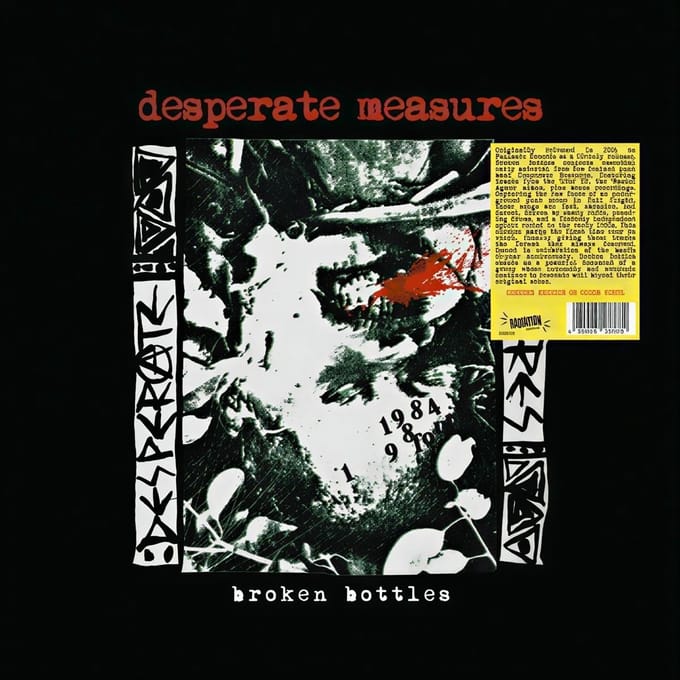Desperate Measures - Broken Bottles (LP) (Coloured Vinyl)