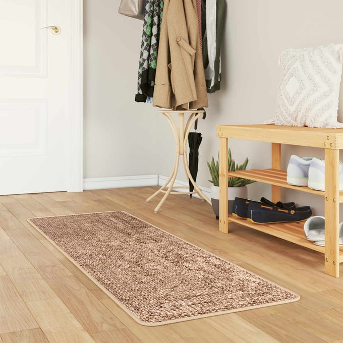 vidaXL - Tapijt - Runner - MARSA - Geel - 50 - x - 100 - cm - Polyester - en - PVC