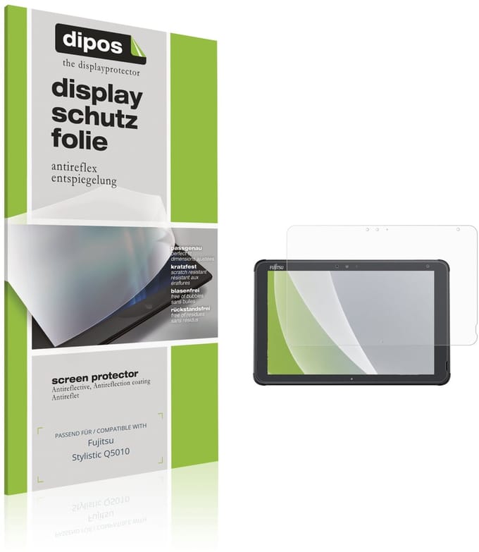 dipos – 2x Matte Beschermfolie geschikt voor Fujitsu Stylistic Q5010 | Krasbestendige & antireflecterende Screenprotector Ultra-Thin