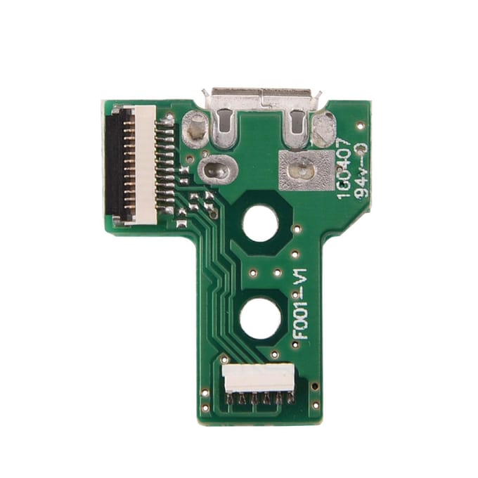 Vervangend USB-oplaadpoort Socket Board voor Sony Playstation 4 PS4 Gamecontroller gray