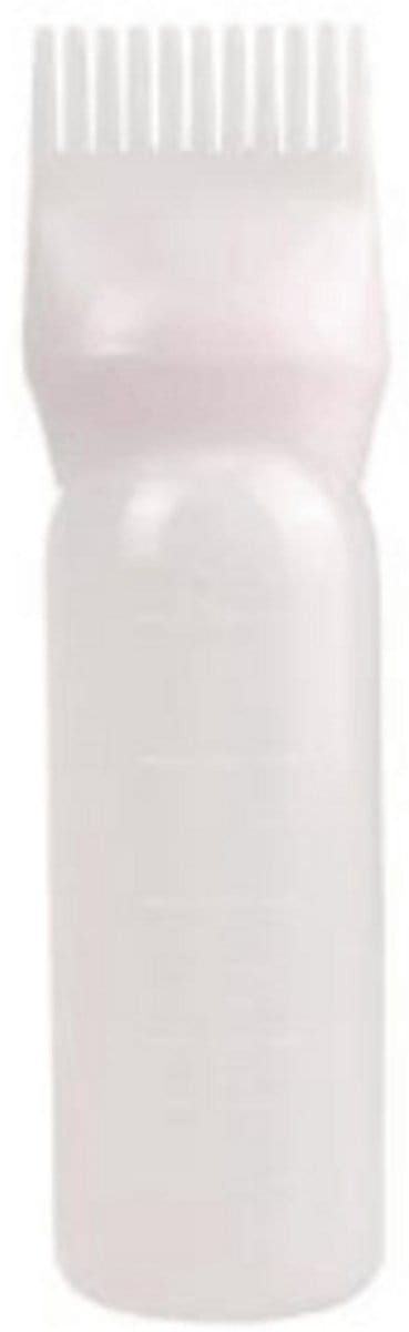 Haibu Essentials Haarolie Applicator -haarfles voor olie transparant - Wit