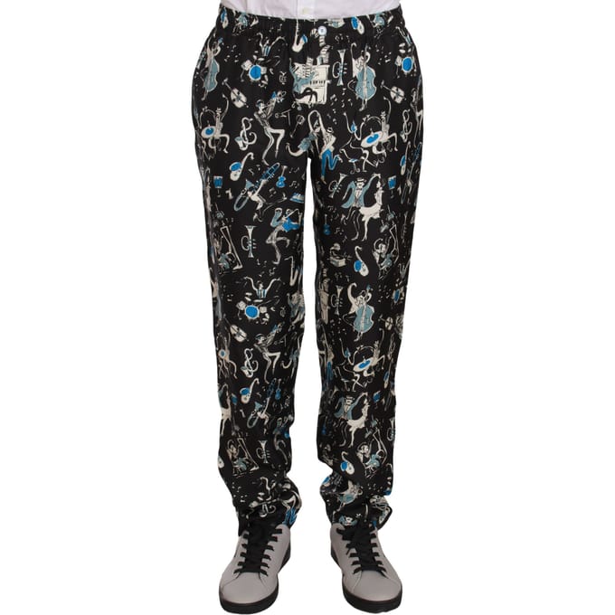 Muziekprint Broek Pt0155
