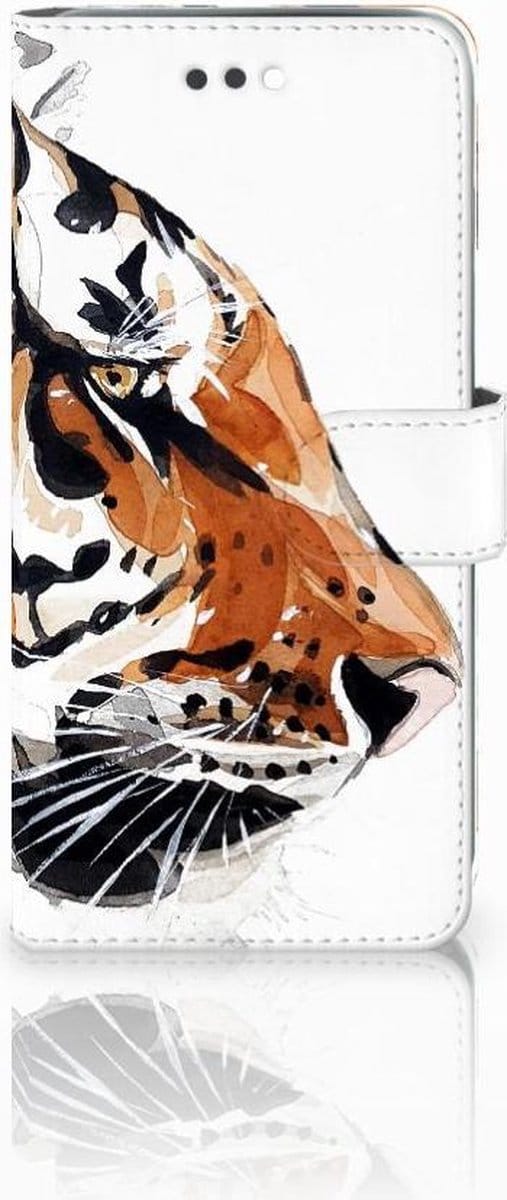 Hoesje Apple iPhone 7 Plus | 8 Plus Watercolor Tiger