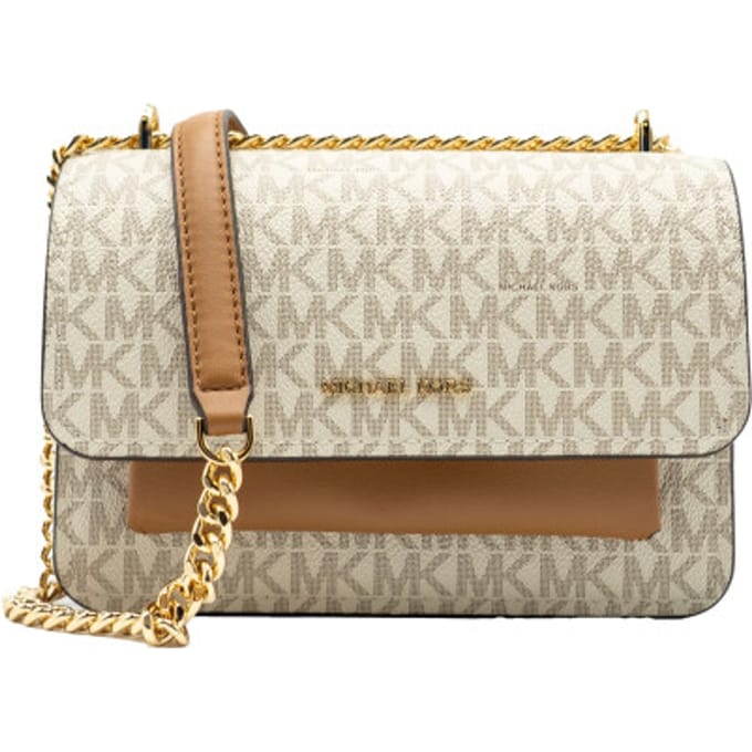 Michael Kors Claire Crossbodytas Dames - Vanilla - One Size