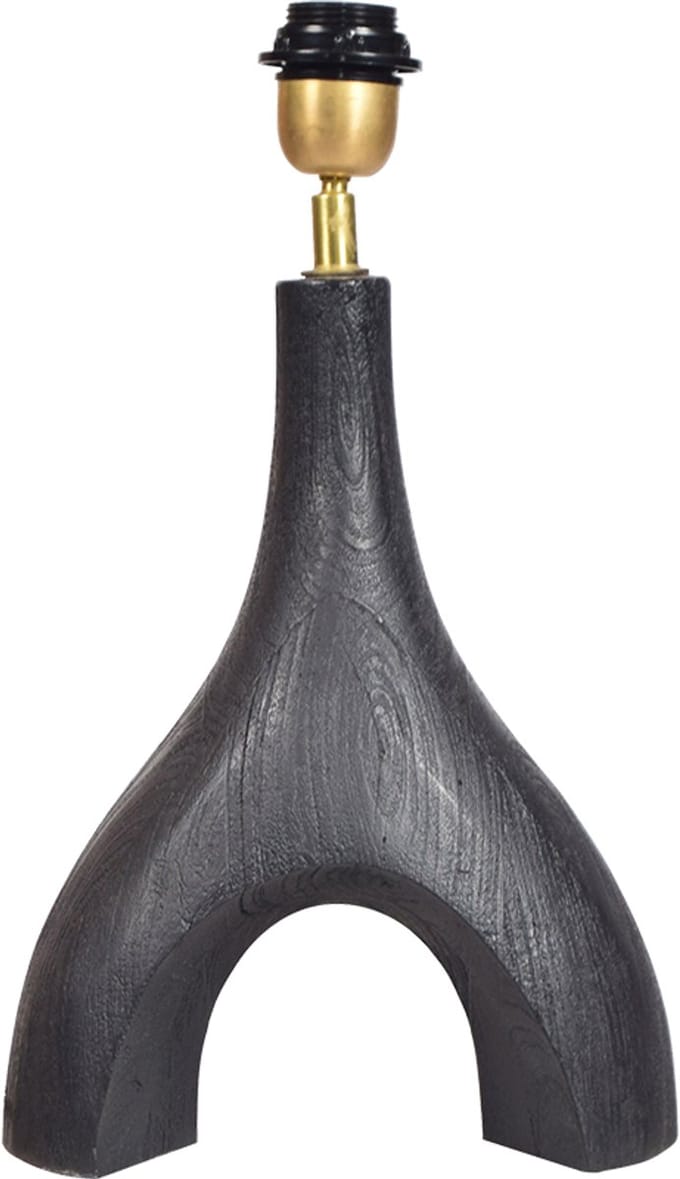 by Mooss - Tafellamp - Zwart - Chique - Organisch - 30cm