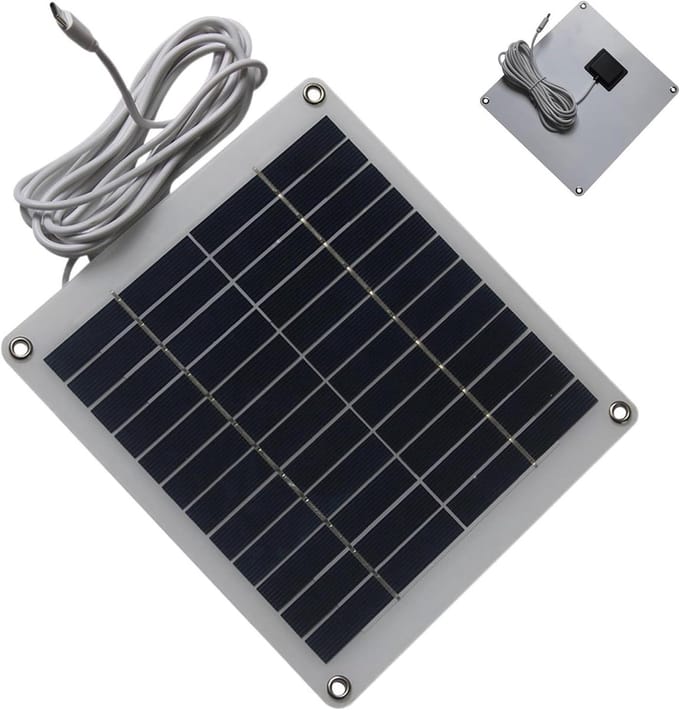 Zonnepaneel - Draagbare stroom - Buiten opladen - 50W vermogen - 178 cm - Wit