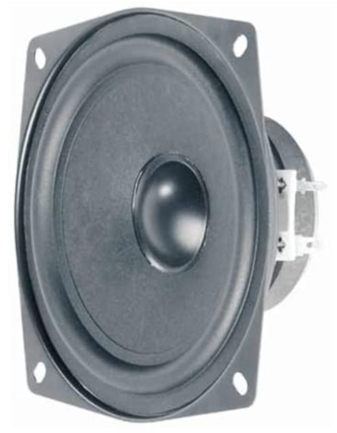 Breedbandluidspreker 13 cm voor MP3 en iPod - Vervangende Diepmiddentoner