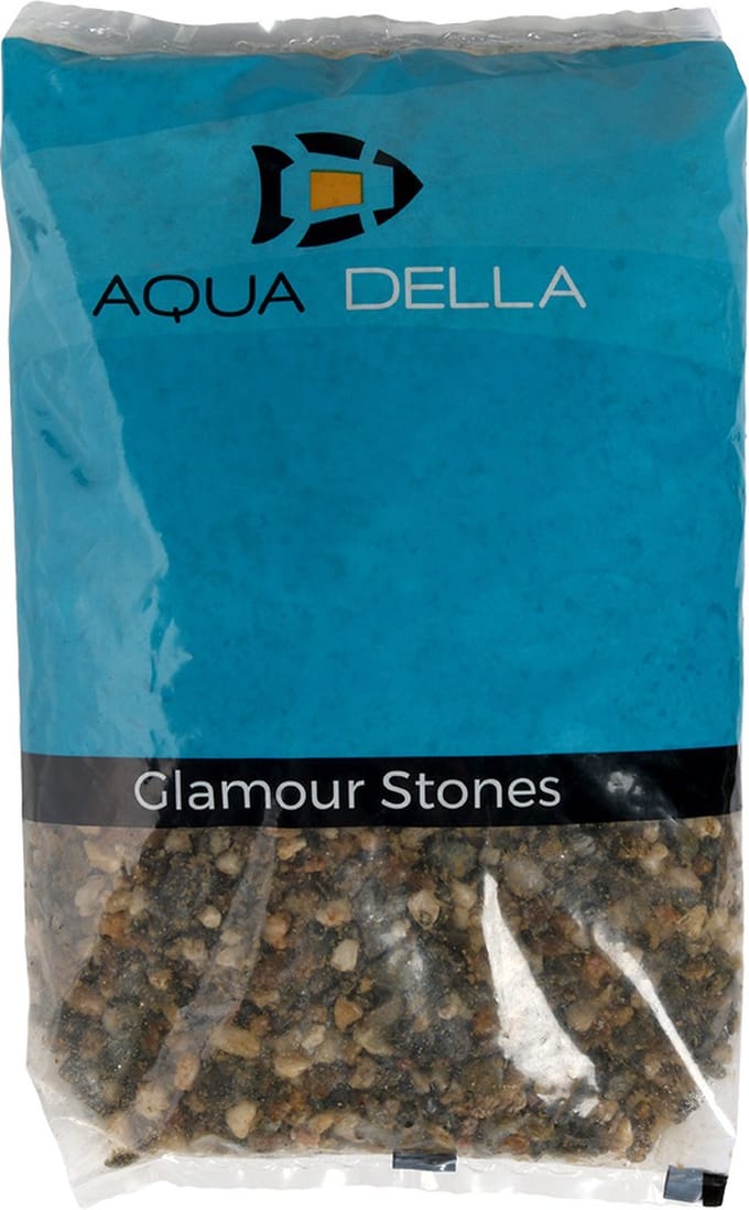 Aqua D'ella Aquariumgrind donker grof 3-6 mm 2KG