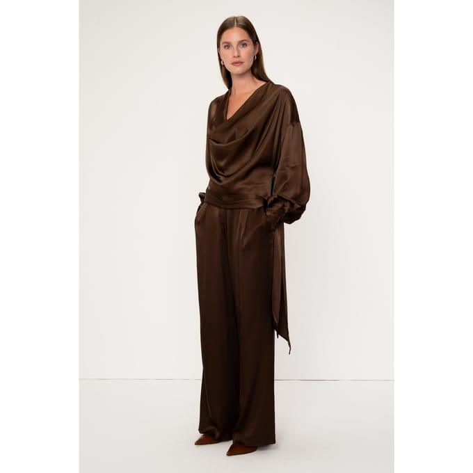 VIVEH Suhail Walnut Taglia: 36 | Maglie a manica lunga Outlet | Donna | Marrone