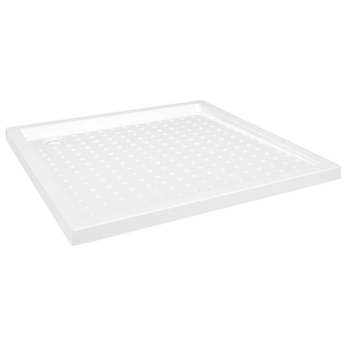 vidaXL - Douchebakken - 80 - x - 80 - x - 4 - cm - ABS