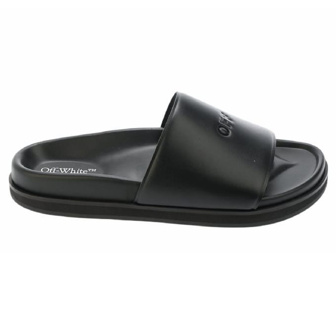 Off White Cloudfoam-slippers voor dames (Zwart)