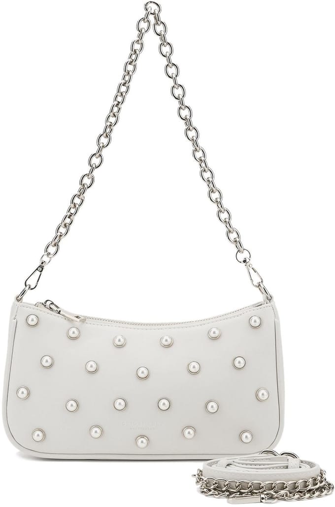 SEIDENFELT MANUFAKTUR Schoudertas Tydal Pochette Bag Bright White Wit