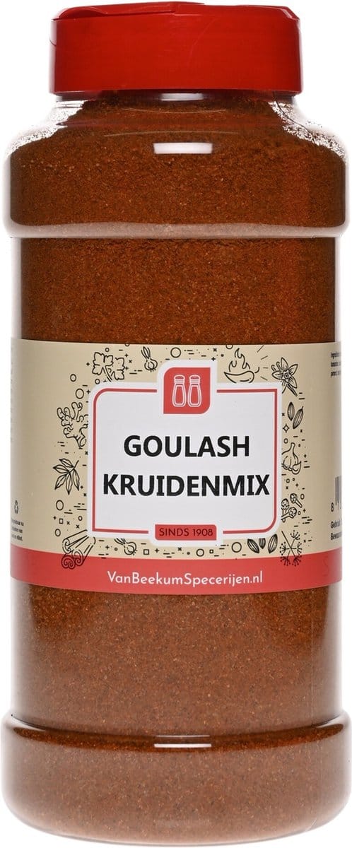 Van Beekum Specerijen - Goulash Kruidenmix - Strooibus 600 Gram