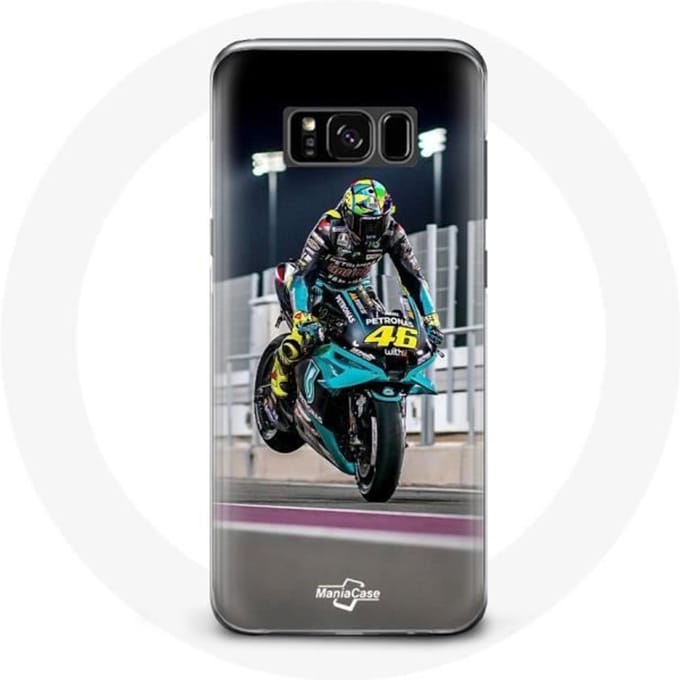 Coque pour Samsung Galaxy S8 plus Valentino Rossi Pilote de vitesse motoGP