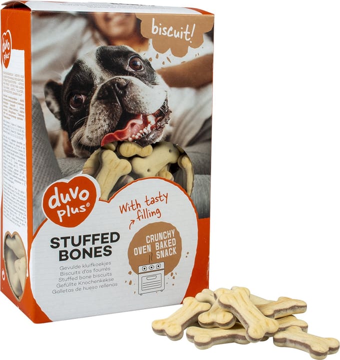 Duvoplus - Hondensnack - Hond - Biscuit! Gevulde Kluifjes 500gr - 1st