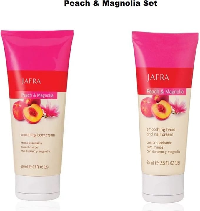 Jafra - Peach -  & - Magnolia - Bodycare - Set