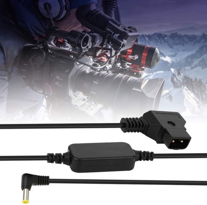 Dailygoody - Netsnoer videocamera - D-Tap naar DC 12V - Draagbaar