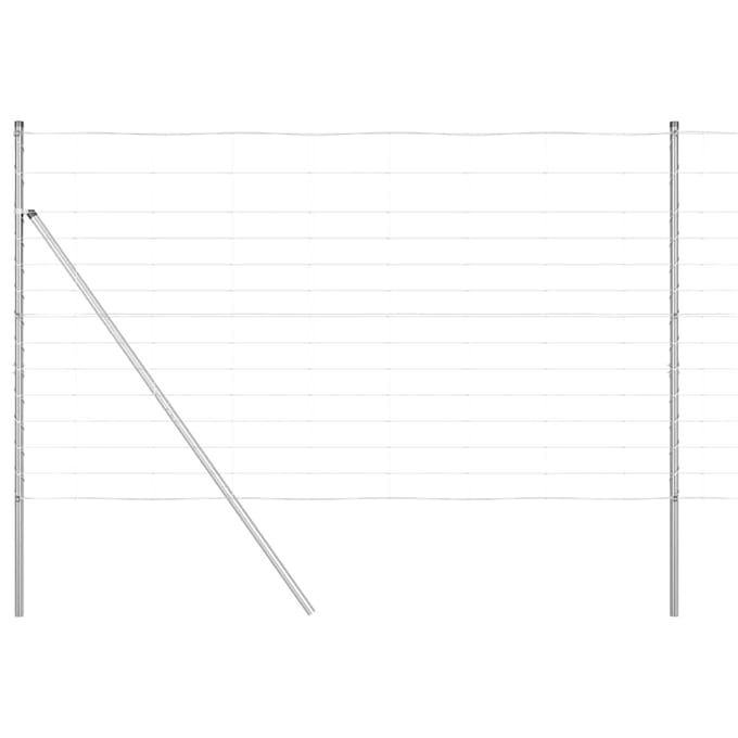 vidaXL - Grond - Fix - Gelast - Draadhek - 25 - x - 1,4 - m - Gegalvaniseerd - staal - Mesh