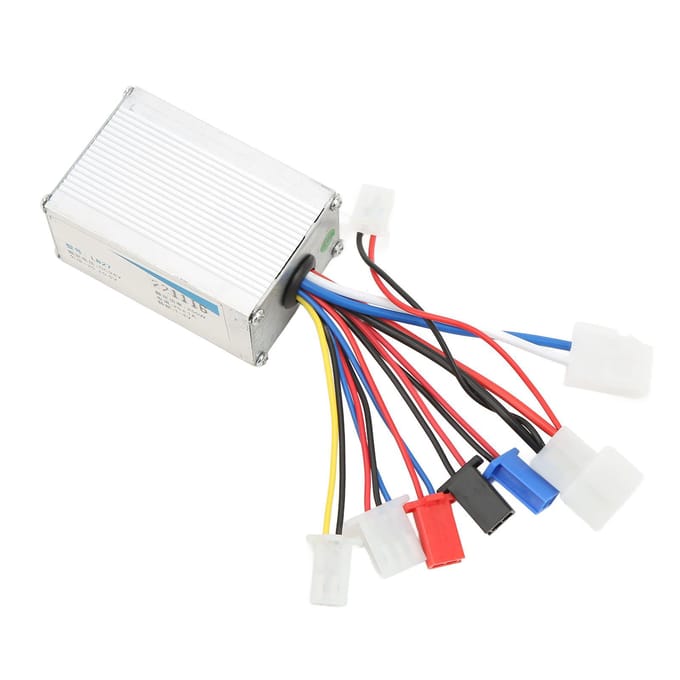 24V 250W Moteur à Balais Contrôleur de Vitesse Module Régulateur de Vitesse pour Scooter Électrique Vélo white