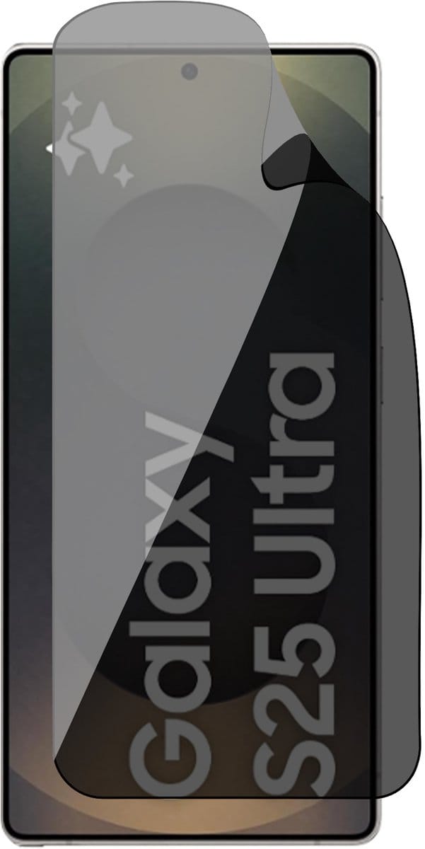 Privacy Screenprotector geschikt voor Samsung Galaxy S25 Ultra - 1x FlexGuard Screen Protector