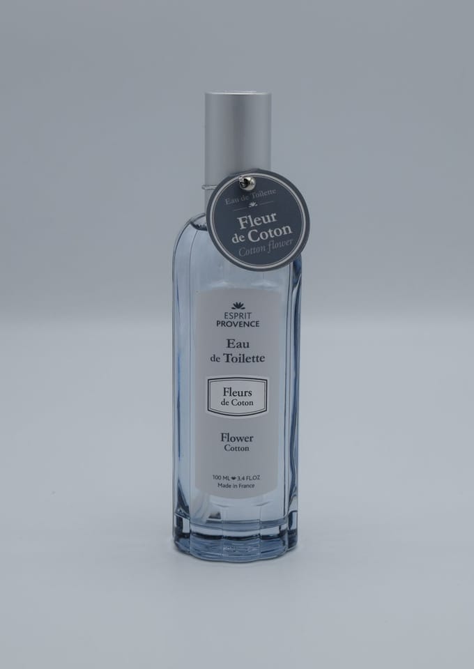 Eau de toilette fleur de coton retro fles 100 ml - Esprit Provence