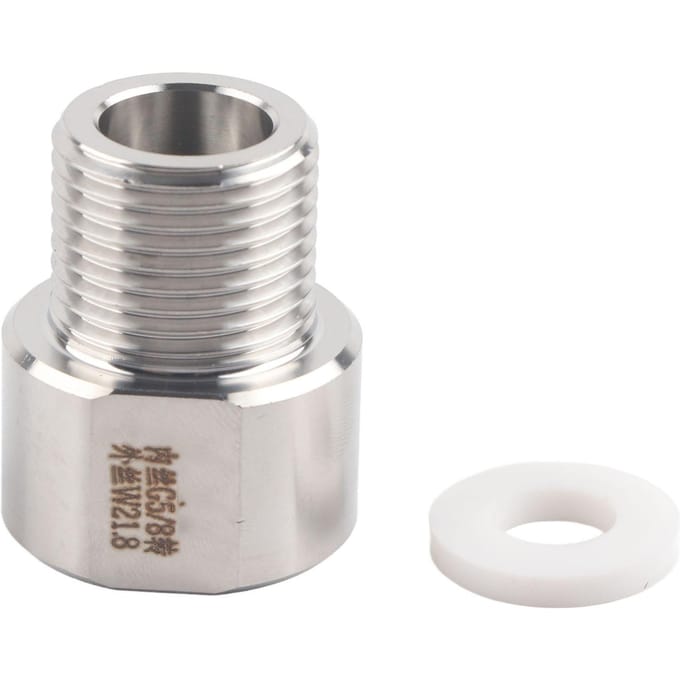 CO2 Regulator Adapter Cilinder Aansluiting Converter voor Aquarium (W21.8 tot G5/8) gray