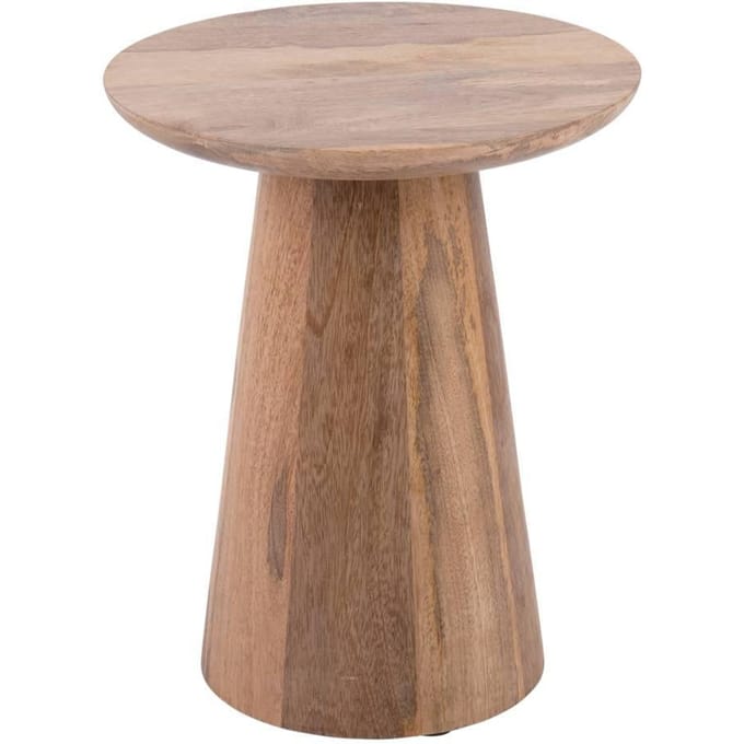 Leitmotiv Bijzettafel Force Small - Naturel - Ø40cm - Modern