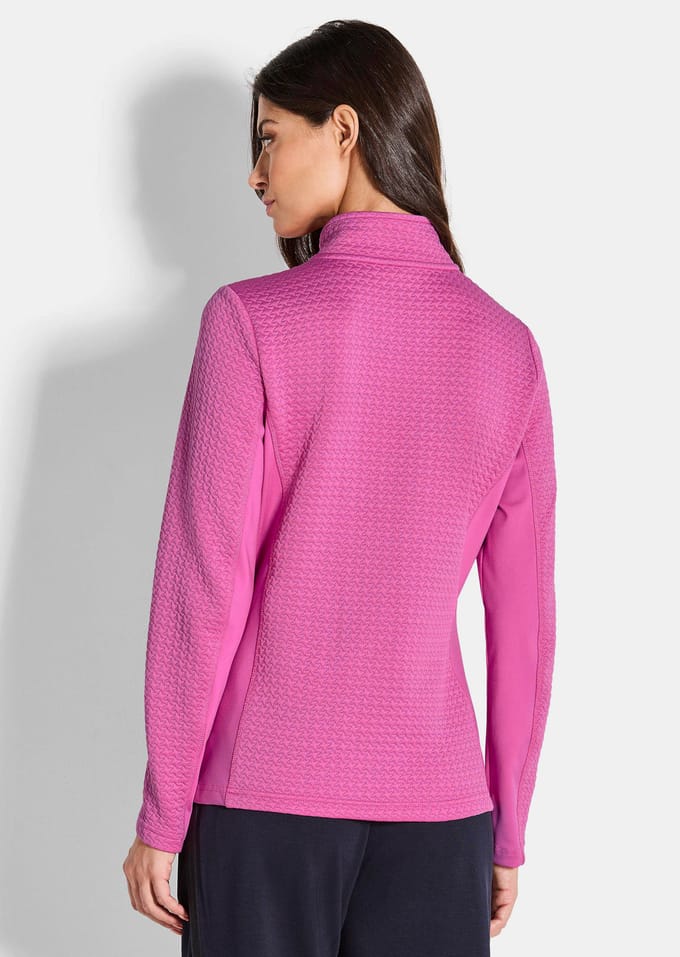 Sportief jack in getailleerd model - pink - Gr. 38 van Goldner Fashion