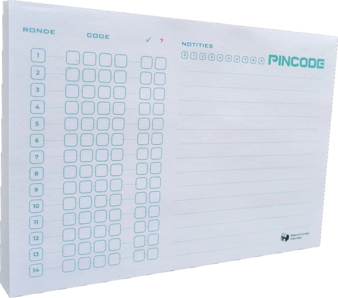 Pincode Scoreblok - Dobbelspel - Twee stuks