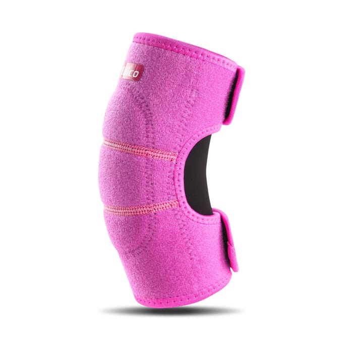 1PC Coudières Élastiques pour Enfants Support de Coude Sportif Ceinture de Compression Protège-coudes Manches de Coude Coudières Réglables pink
